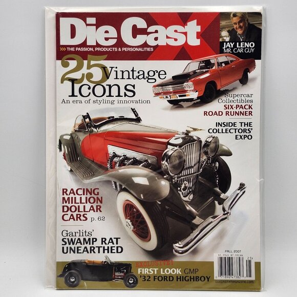 Die Cast X Magazine Fall 2007 25 Vintage Icons Supercar Collectibles Exclusive F - Picture 1 of 1